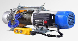 钢丝绳铝壳提升机高效提升重物安全作业